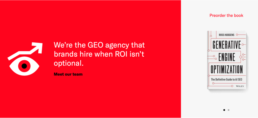 Russ Hudgen's Generative Engine Optimization Book